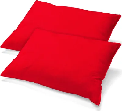 Produktbild von Doppelpack Classic Line Bezug 48x74 rubinrot Baumwolle Jersey
