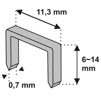 Obrázok produktu pre DEDRA 11Z112, 1000 kusov