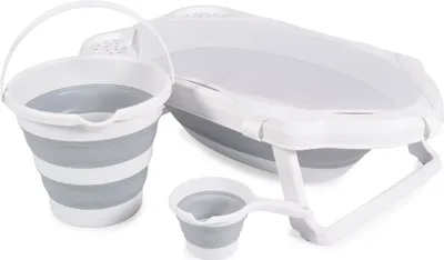 Obrázek produktu pro Dětská skládací sada ke koupání Hawai - šedá