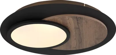 Produktbild von Globo Lighting Deckenleuchte Metall schwarz matt, LED