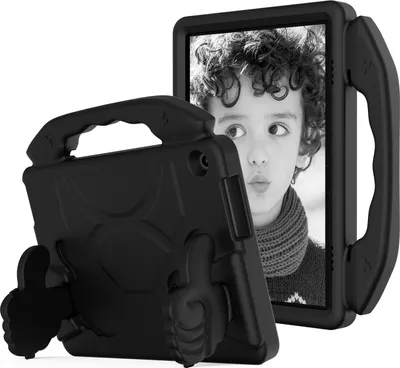 Produktbild von Kinder Schutzhülle für Lenovo Tab M10 HD TB-X505F/X505L 10,1", Leicht EVA-Schaum mit Griff Ständer Hülle Schwarz