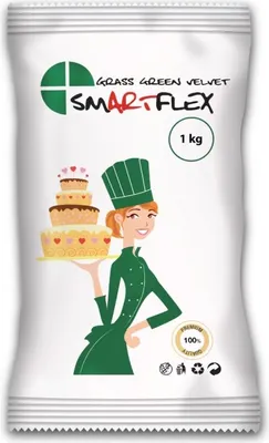 Produktbild von Smartflex Fondant Grasgrün Samt 1kg