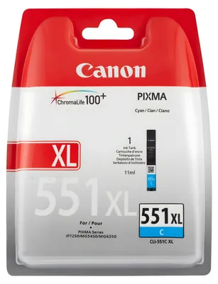 Obrázek produktu pro Canon CLI-551C XL Druckerpatrone cyan