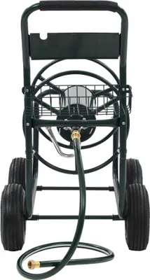 Produktbild von vidaXL Gartenschlauchwagen mit 1/2" Schlauchanschluss 75 m Stahl
