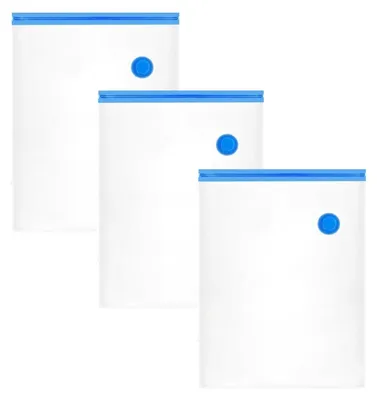 Vakuumbeutel 3er-Set 80x110 cm für Bettdecken & Kleidung