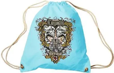 Produktbild von Trend-Bag Turnbeutel Sporttasche Rucksack mit Print - Royality - TB65312 Color - hellblau