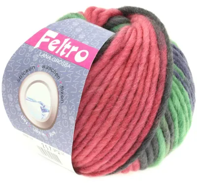 Produktbild von Feltro Print 363 | Bordeaux/Grün/Blauviolett/Schiefer
