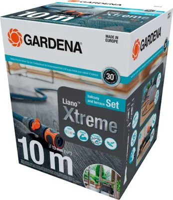 Obrázok produktu pre Gardena Liano™ Xtreme Textilná Hadica 10 M S Adaptérom Pre Vnútorné Vodovodné Kohútiky 18490-20