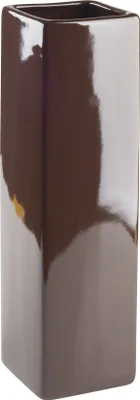 Image de Vase 'Quadro' (8x29cm), brun