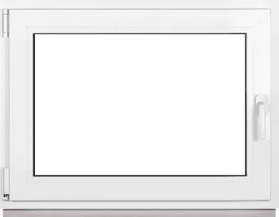 Produktbild von Framex Kellerfenster Fenster Kunststofffenster Weiß Breite x Höhe 100 x 70 cm (1000 x 700 mm) 2fach (32 mm) Dreh Kipp DIN Links - Premium