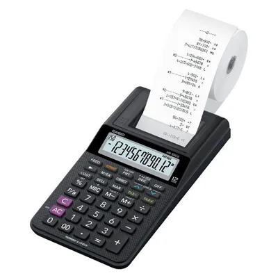 Obrázok produktu pre Casio HR-8RCE, Desktop, Kalkulačka s tlačou, 12 číslica/číslic, 1 riadky, Batérie, Biela