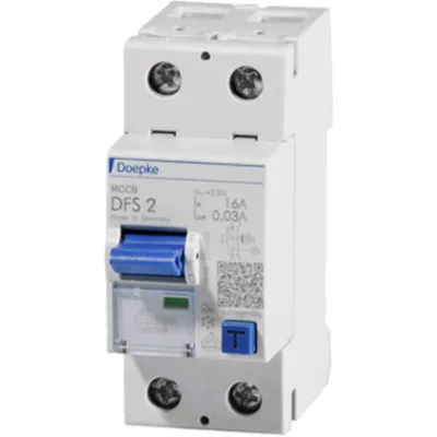 Image de DOEPKE FI-Schutzsch. 25A DFS2-025-2/0,03-A Typ A 2-polig 30mA 230V DFS2-025-2/0,03-A (09124601)