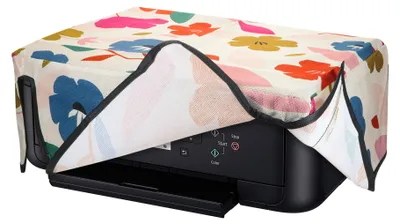 Produktbild von kwmobile Leinen Cover kompatibel mit Canon Pixma TS5150 / 5151 / MG 2555 / Pixma MG2551S Hülle - Tasche für Drucker - Staubschutzhülle Schutzhaube