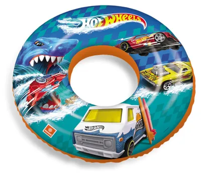 Obrázek produktu pro Nafukovací kruh Mondo s potiskem Hot Wheels 50 cm modrý