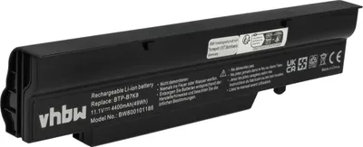 Produktbild von vhbw Akku kompatibel mit Fujitsu Amilo V3405, V3525, V3505, Li2727, Li1720, Li1718, A1655, V3545, Li2735, Li2732 Notebook (4400 mAh, 11,1 V, Li-Ion)