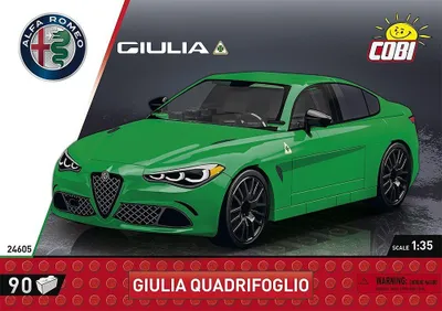 Immagine prodotto di COBI Alfa Romeo Giulia Quadrifoglio 90kl 24605