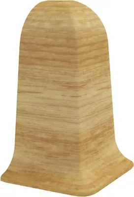 Produktbild von VILO Flex Außenecke - Eckstück für VILO Sockelleisten - Wasserfest - Stoßfest - Einfache Montage - Zubehör für Fußleisten - 2 Stück