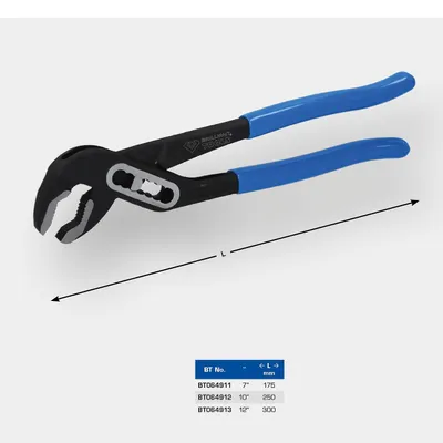 Obrázok produktu pre BRILLIANT TOOLS Kliešte na vodné čerpadlá 10" 250 mm - BT064912