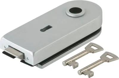 Produktbild von Glastürschloss STUDIO Rondo LM silber elox.BB DIN L/R DORMAKABA