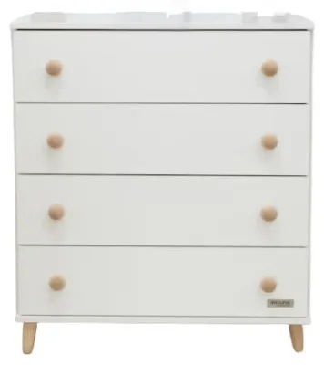 Image de Micuna Commode Style Blanc et Bois