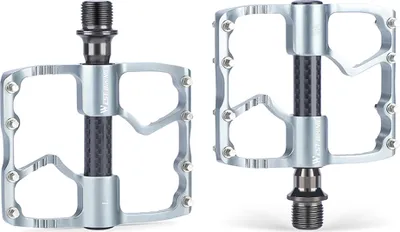Produktbild von Ultraleichte Fahrradpedale aus Aluminiumlegierung, 3 Lager, Fahrradpedale, rutschfest, wasserdicht, flach, breit, Fahrradpedale, Fahrradzubehoer
