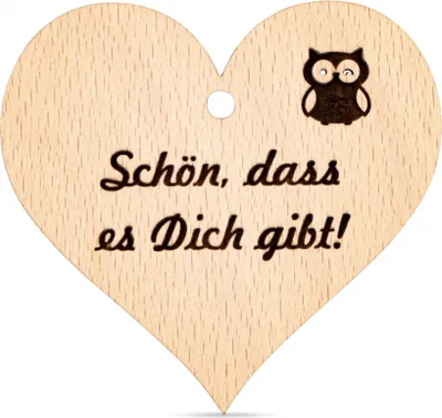 Produktbild von Anhänger Schön, dass es dich gibt