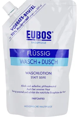 Produktbild von Eubos fluessig Blau Nachfuell Beutel, 400 ml Lösung
