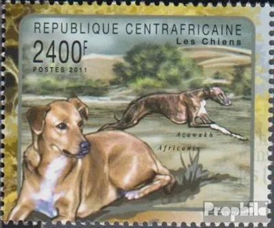 Produktbild von Briefmarken Zentralafrikanische Republik 2011 Mi 3082 (kompl.Ausg.) postfrisch Hunde