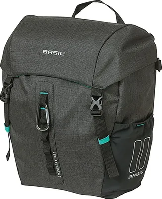 Produktbild von Basil Gepäckträgertasche Discovery 365D MIK Hooks Einzeltasche 9 Liter - wass...