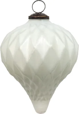 Immagine prodotto di Guaina natalizia Clayre & Eef Ø 13 cm in vetro bianco