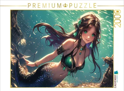 Produktbild von CALVENDO Puzzle Meerjungfrau | 2000 Teile Lege-Größe 90x67cm Foto-Puzzle für glückliche Stunden