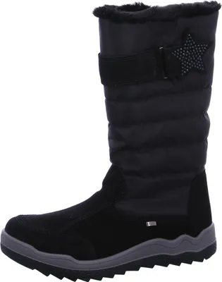 A black winter boot for girls.
