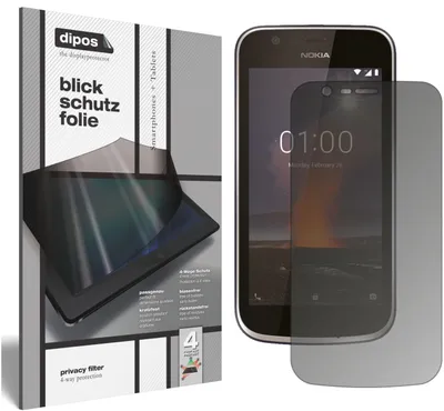 Produktbild von Schutzfolie für Nokia 1 Blickschutzfolie matt Folie Display Schutz dipos