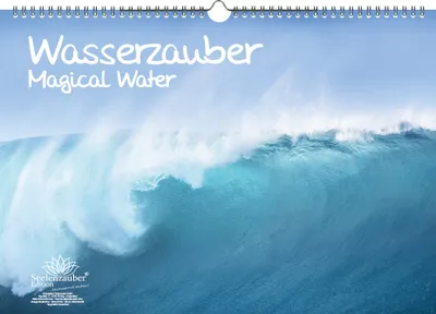 Produktbild von Wasserzauber DIN A3 - Immerwährender Kalender Wasser und Wasserfälle - Seelenzauber