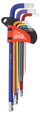 Obrázek produktu pro Sada Klíčů Torx S Kulatou Hlavou, 1,5–10 Mm, 9 Kusů.