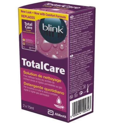 Productafbeelding van Blink Totalcare cleaner lenzenvloeistof (30 ml)