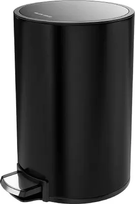 Produktbild von Famanu Pedaleimer 5 Liter - Schwarz mit Soft-Close Deckel