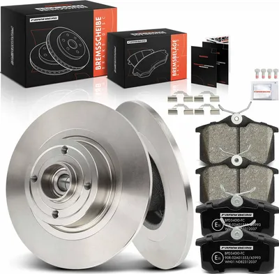 Productafbeelding van Frankberg 2x remschijven 4x remblokken achteras voor Renault Megane II Van Megane II Megane II Kombi Scénic II