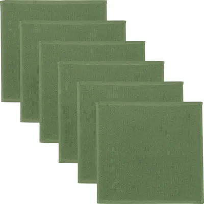 Produktbild von Erwin Müller Spültuch 6er-Pack oliv 25x25 cm