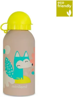 Obrázek produktu pro Nerezová láhev na pití Miniland naturkid 400 ml –