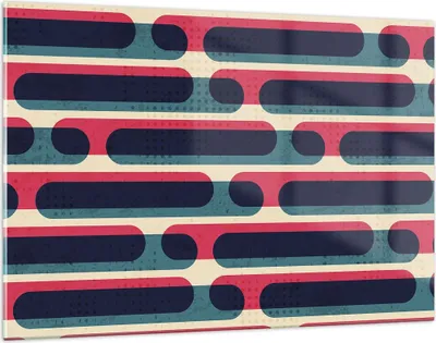 Produktbild von Bilder auf glas - Einteilig - Abstraktion Muster Modern - 120x80cm - Glasbilder - Wandbilder - Bilder - Wanddekoration aus Glas - Glas Bilder - Wandbild auf Glas - GAA120x80-4200