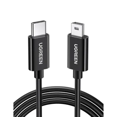 Obrázok produktu pre Ugreen 50445, USB C, Mini-USB A, USB 2.0, 0,48 Gbit/s, Čierna