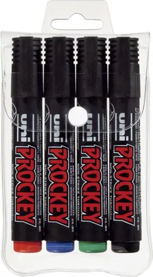 Immagine prodotto di uni-ball PM126/4 PF uni-ball Permanent-Marker PROCKEY PM126/4 PF, 4er-Set