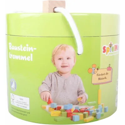 Zdjęcie produktu dla SMH drewniane klocki konstrukcyjne kolorowe 50 szt.