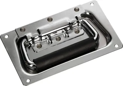 Produktbild von KOTARBAU® Kistengriff 130 x 80 mm Schalen-Klappgriff Griffschale Einlasskistengriff Tragegriff Boxengriff für Kisten Boxen