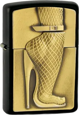 Produktbild von Zippo Benzinfeuerzeug Golden High Heels - Eleganz und Zuverlässigkeit