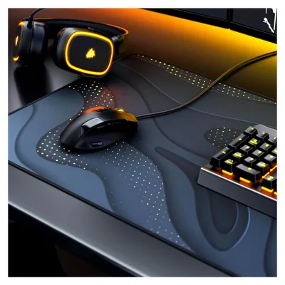 Produktbild von - XXL Speed Gaming Mauspad 900 x 400mm - XXL Mousepad - Tischunterlage Large Size - verbessert Präzision und Geschwindigkeit - Abstract Lines #1