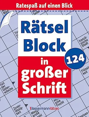 Immagine prodotto di Rätselblock in großer Schrift 124 (5 Exemplare à 2,99 EUR)