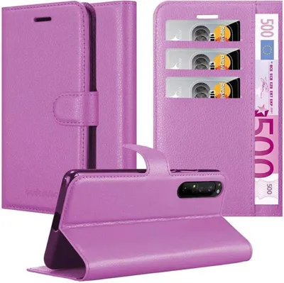 Obrázek produktu pro Cadorabo pouzdro pro Sony Xperia 1 II Protective Case in Purple Pouzdro na mobil s magnetickým zavíráním