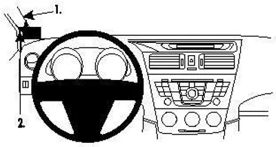 Produktbild von Brodit ProClip Fahrzeughalter 804624 - Linksbefestigung - Mazda 5 11-15, Mazda 5 12-15